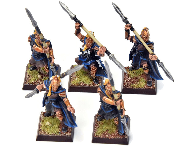 Games Workshop WOOD ELVES 5 Eternal Guards #5 METAL PRO PAINTED Fantasy