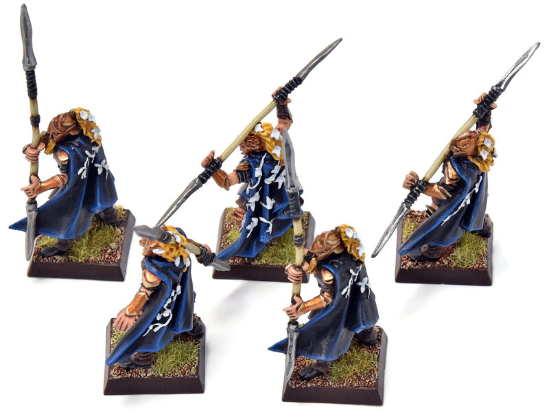 Games Workshop WOOD ELVES 5 Eternal Guards #5 METAL PRO PAINTED Fantasy