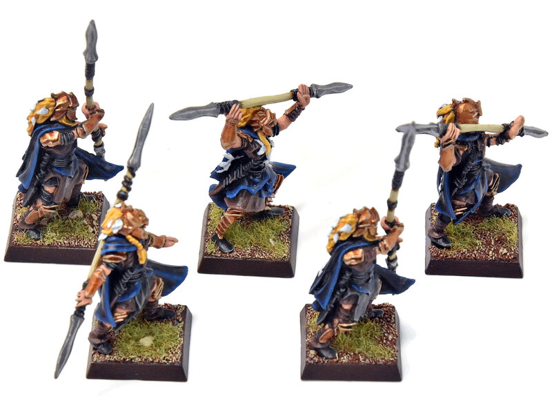 Games Workshop WOOD ELVES 5 Eternal Guards #5 METAL PRO PAINTED Fantasy