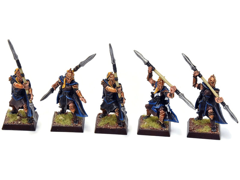 Games Workshop WOOD ELVES 5 Eternal Guards #5 METAL PRO PAINTED Fantasy