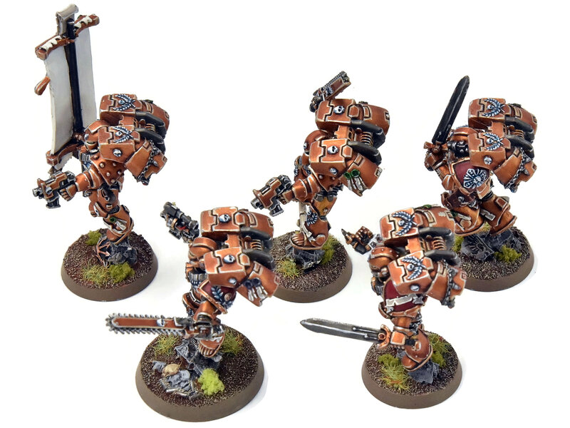 Games Workshop BLOOD ANGELS Vanguard Veterans #41 METAL PRO PAINTED Warhammer 40K