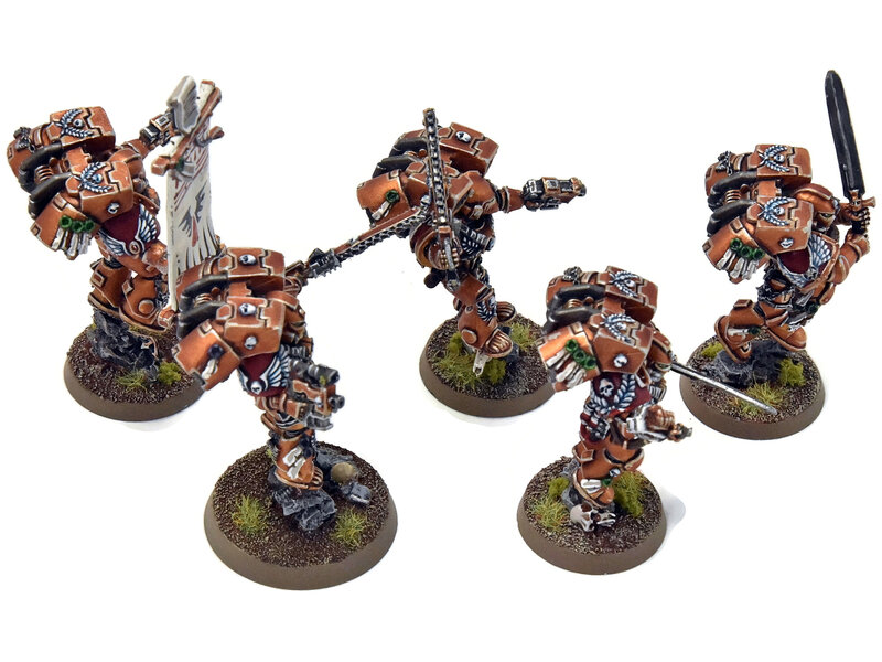 Games Workshop BLOOD ANGELS Vanguard Veterans #41 METAL PRO PAINTED Warhammer 40K