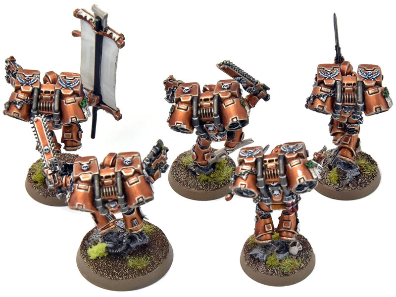 Games Workshop BLOOD ANGELS Vanguard Veterans #41 METAL PRO PAINTED Warhammer 40K