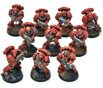 BLOOD ANGELS 10 Tactical Company #11 PRO PAINTED Warhammer 40K