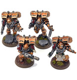 Games Workshop BLOOD ANGELS 4 Vanguard Veterans #44 Sanguinary WELL PAINTED Warhammer 40K