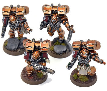 BLOOD ANGELS 4 Vanguard Veterans #44 Sanguinary WELL PAINTED Warhammer 40K