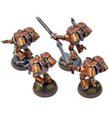 Games Workshop BLOOD ANGELS 4 Vanguard Veterans #44 Sanguinary WELL PAINTED Warhammer 40K