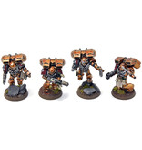 Games Workshop BLOOD ANGELS 4 Vanguard Veterans #44 Sanguinary WELL PAINTED Warhammer 40K
