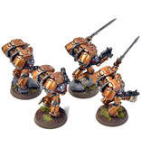 Games Workshop BLOOD ANGELS 4 Vanguard Veterans #44 Sanguinary WELL PAINTED Warhammer 40K