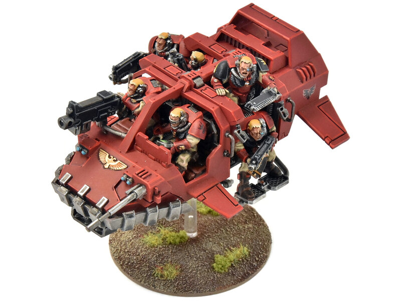Games Workshop BLOOD ANGELS Land Speeder storm #2 PRO PAINTED Warhammer 40K