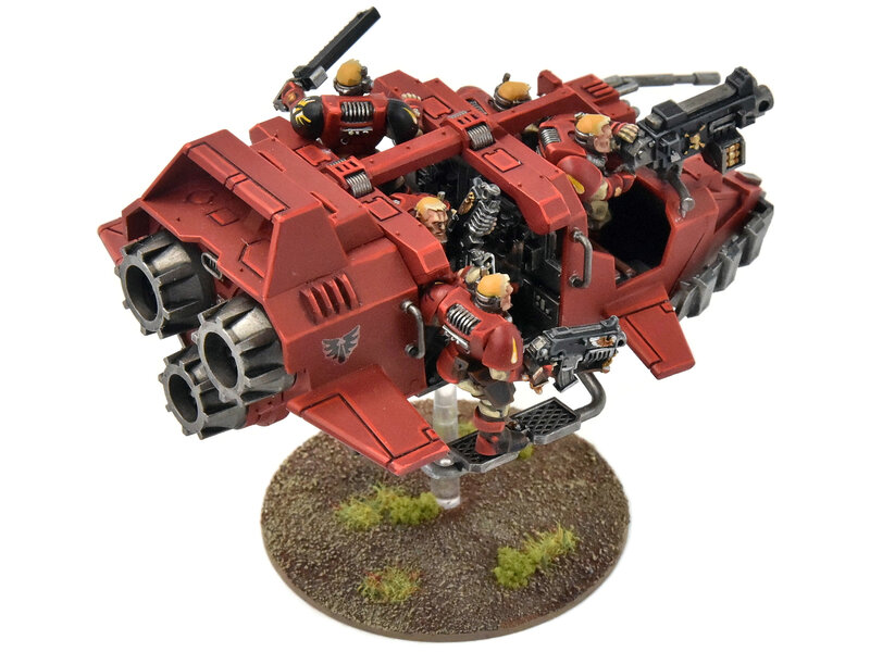 Games Workshop BLOOD ANGELS Land Speeder storm #2 PRO PAINTED Warhammer 40K