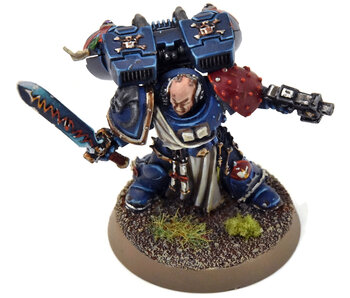 BLOOD ANGELS Captain with Sword #14 METAL WELL PAINTED Warhammer 40K