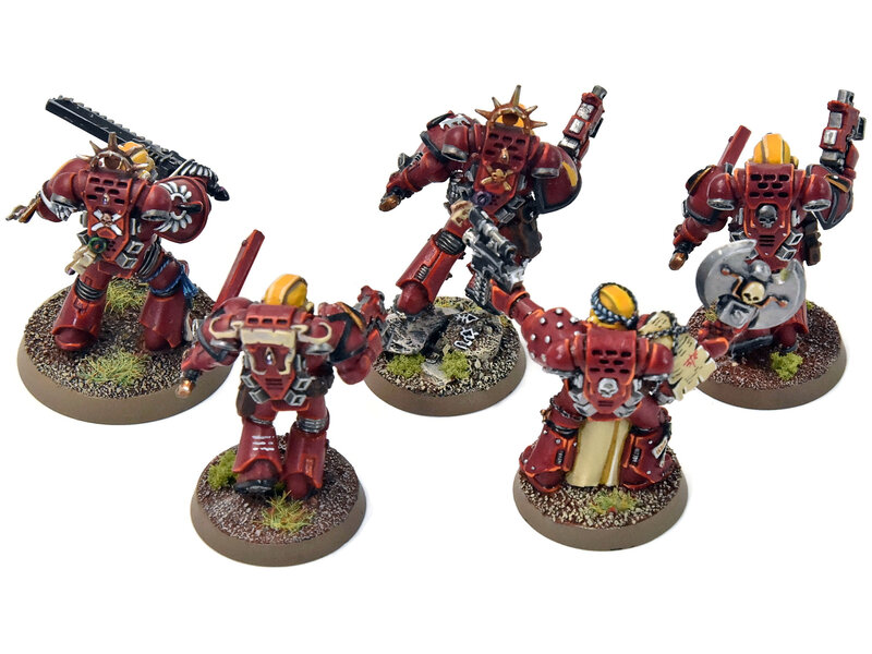 Games Workshop BLOOD ANGELS 5 Sternguard Veterans #4 With Metal Bits PRO PAINTED Warhammer 40K