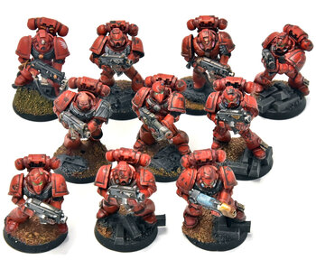 BLOOD ANGELS 10 Tactical Company #12 PRO PAINTED Warhammer 40K