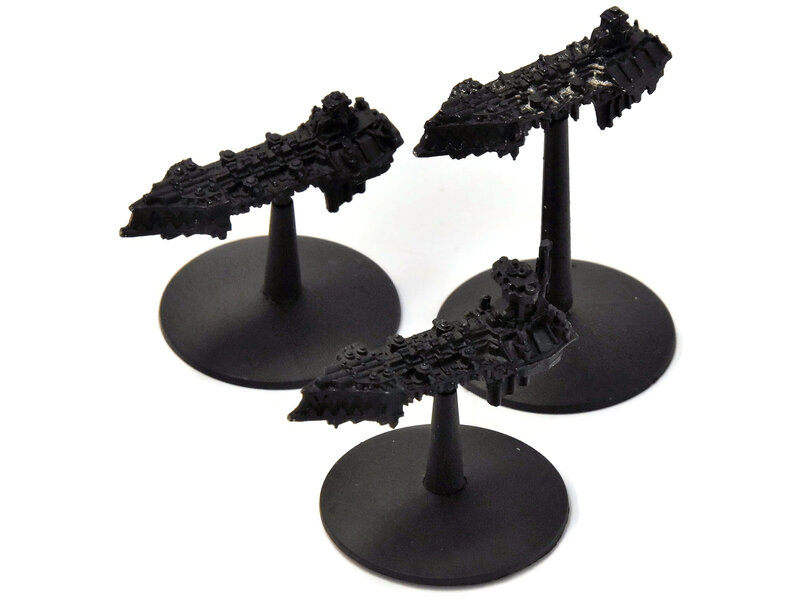 Games Workshop BATTLEFLEET GOTHIC 3 Infidel Class Raiders #1 METAL Warhammer 40K