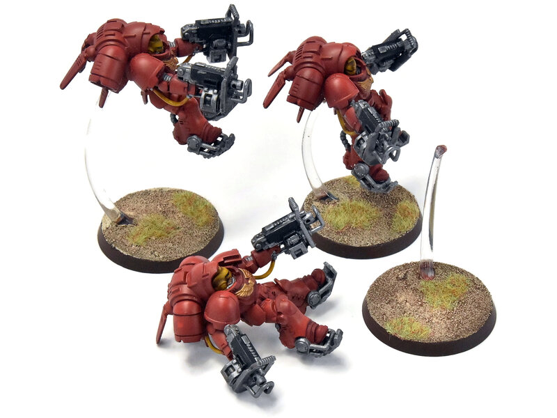 Games Workshop BLOOD ANGELS 3 Primaris Inceptors #11 PRO PAINTED Warhammer 40K
