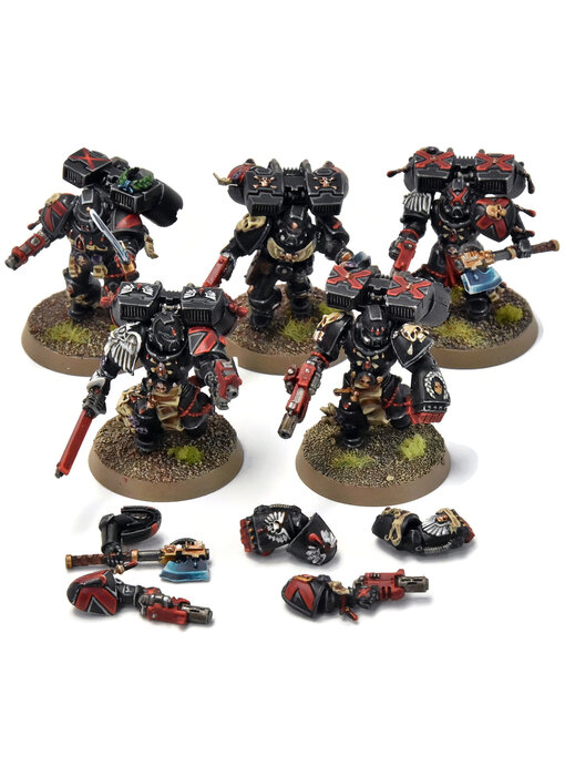 BLOOD ANGELS 5 Death Company With Jump Pack #18 Some Metal Parts PRO PAINTED 40K