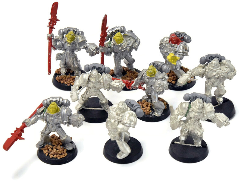 Games Workshop GREY KNIGHTS 9 Grey knight Strike Squad #1 METAL Warhammer 40K