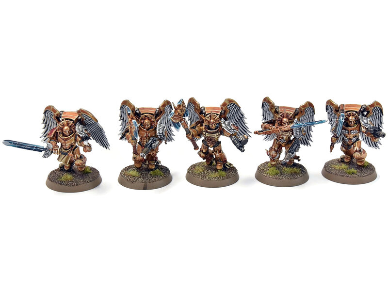 Games Workshop BLOOD ANGELS 5 Sanguinary Guards #7 Magnetized PRO PAINTED Warhammer 40K