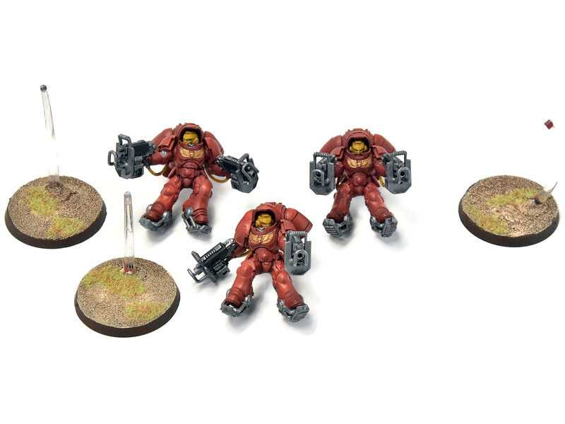 Games Workshop BLOOD ANGELS 3 Primaris Inceptors #12 PRO PAINTED Warhammer 40K