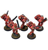 Games Workshop BLOOD ANGELS 5 Sternguard Veterans With Jump Pack #41 METAL WELL PAINTED 40K