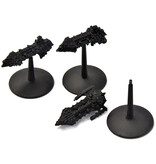 Games Workshop BATTLEFLEET GOTHIC 3 Infidel Class Raiders #2 METAL Warhammer 40K