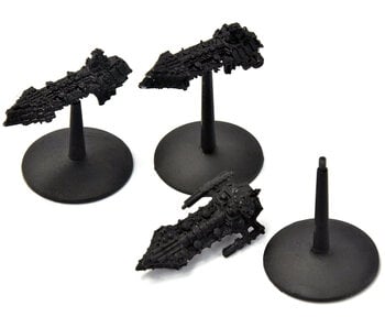 BATTLEFLEET GOTHIC 3 Infidel Class Raiders #2 METAL Warhammer 40K