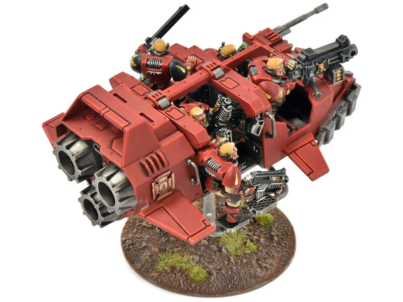 Games Workshop BLOOD ANGELS Land Speeder storm #1 PRO PAINTED Warhammer 40K