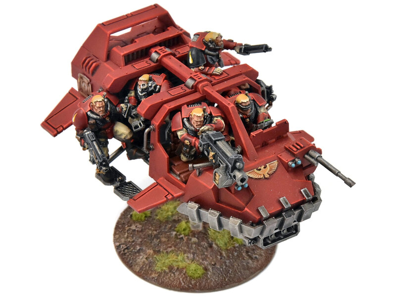 Games Workshop BLOOD ANGELS Land Speeder storm #1 PRO PAINTED Warhammer 40K