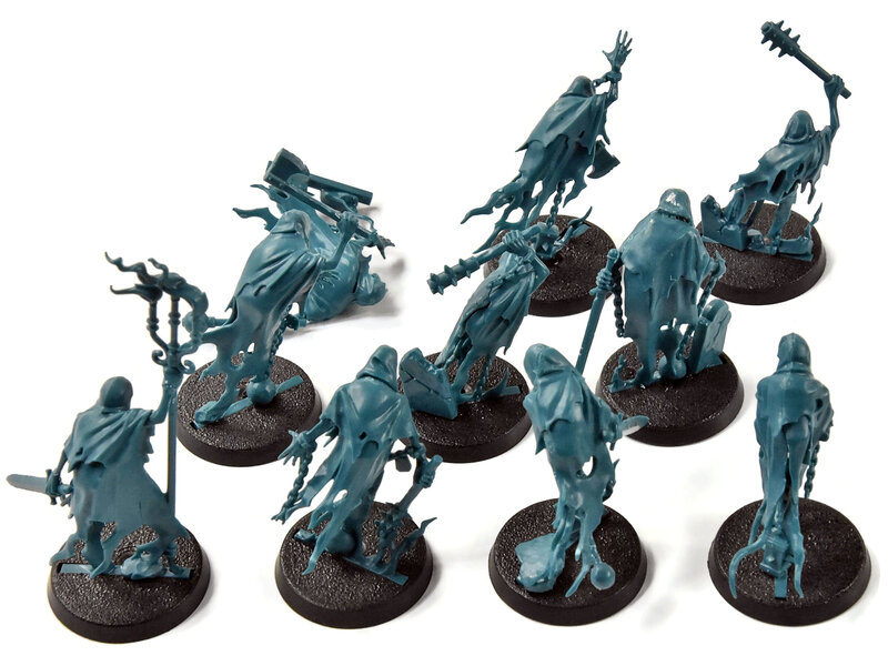 Games Workshop NIGHTAUNT 10 Chainrasp Horde #1 Missing 1 Base Sigmar