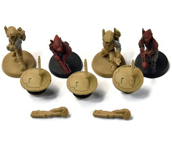TAU EMPIRE 4 Fire Warrior Strike Team #1 Missing Arm Warhammer 40K