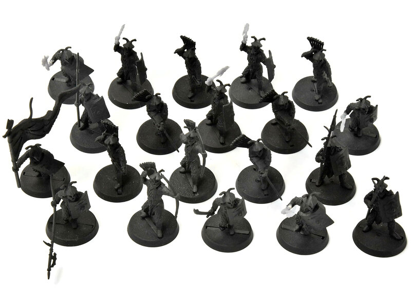 Games Workshop MIDDLE EARTH 20 Easterling Warriors #1 LOTR Some weapon converted