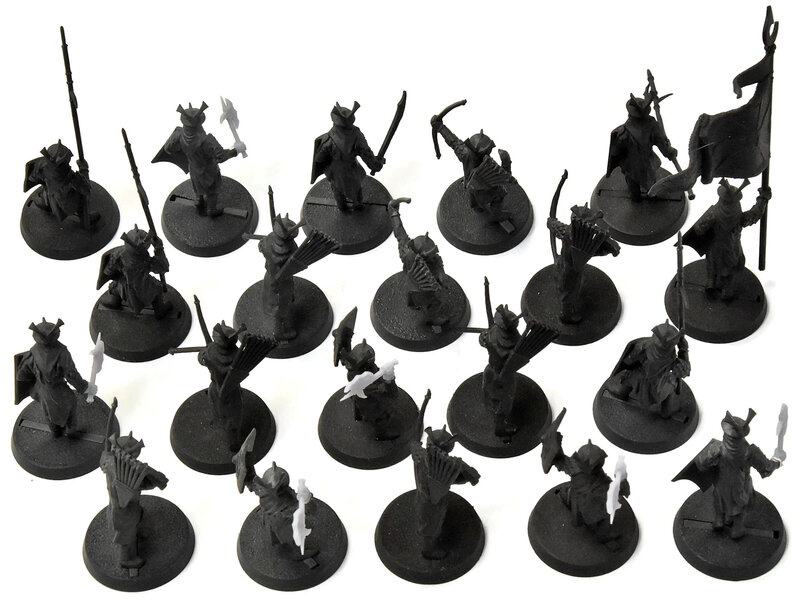 Games Workshop MIDDLE EARTH 20 Easterling Warriors #1 LOTR Some weapon converted