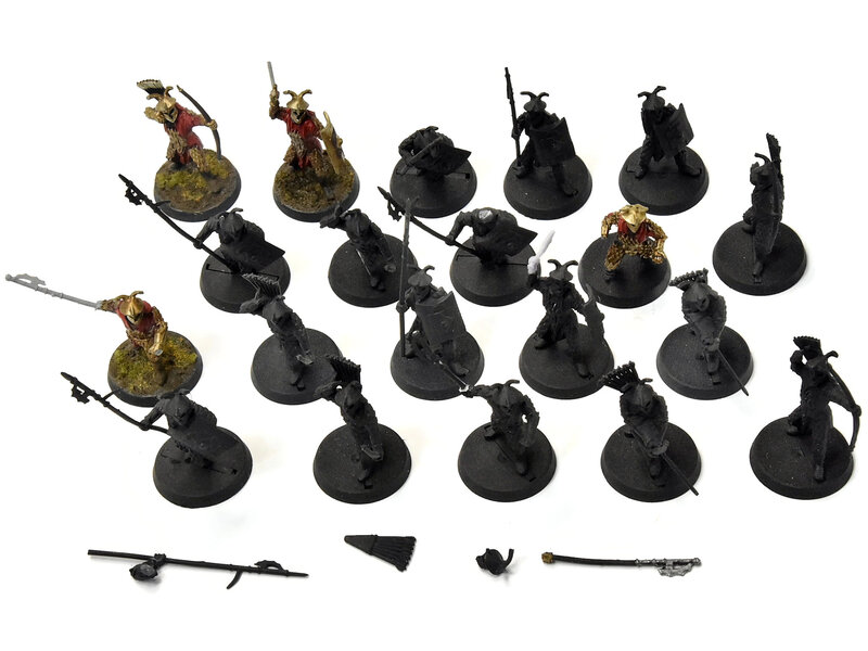 Games Workshop MIDDLE EARTH 20 Easterling Warriors #2 LOTR Some weapon converted