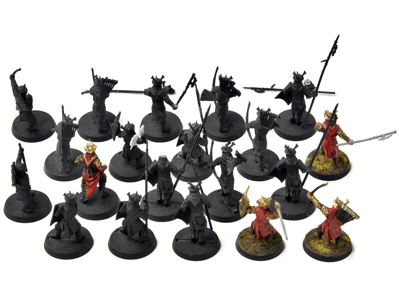 Games Workshop MIDDLE EARTH 20 Easterling Warriors #2 LOTR Some weapon converted