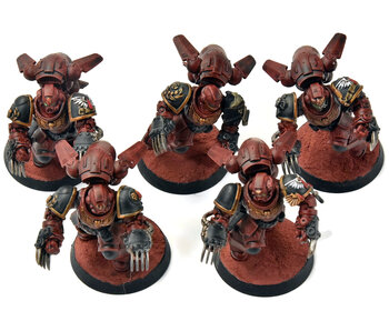 BLOOD ANGELS 5 Assault intercessors with Jump pack #1 WELL PAINTED 40K