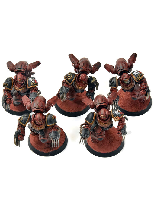 BLOOD ANGELS 5 Assault intercessors with Jump pack #1 WELL PAINTED 40K