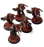 Games Workshop BLOOD ANGELS 5 Assault intercessors with Jump pack #1 WELL PAINTED 40K