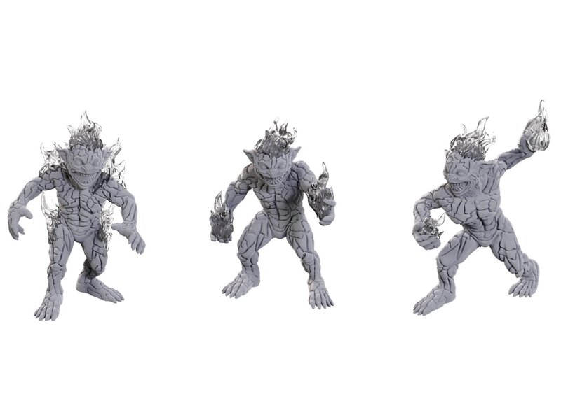 Wizkids D&D Unpainted Minis WV24 Magmins
