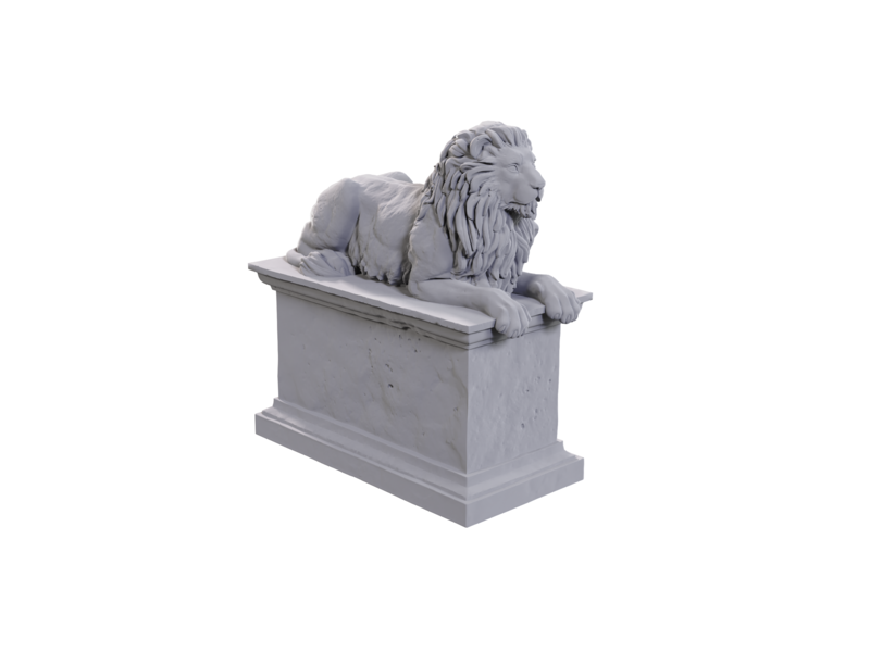 Wizkids Wizkids Unpainted Minis WV24 Stone Lion/animated Stone Lion