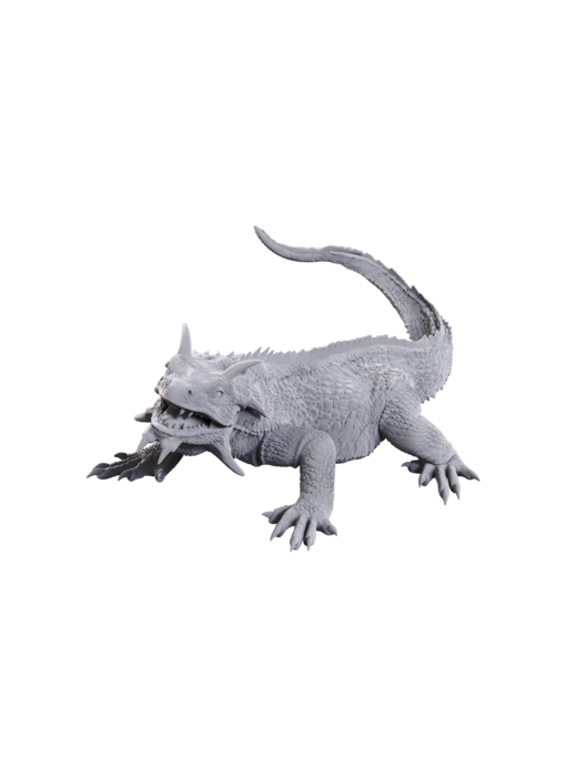 D&D Unpainted Minis WV24 Tortle Druid & Wild Shape Giant Lizard