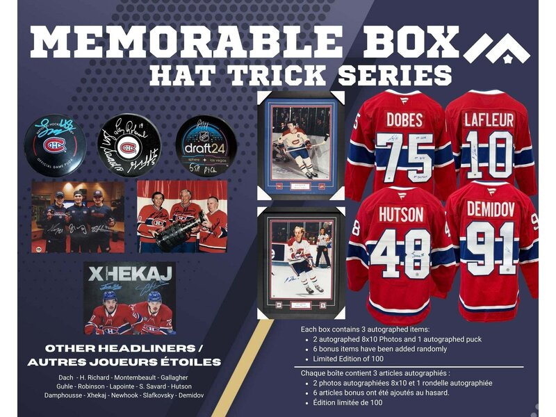 Memorable Box Hat Trick - Montreal Canadiens Edition Series 2