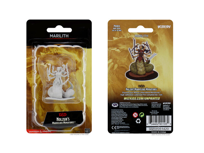 Wizkids D&D Unpainted Minis Wv12.5 Marilith