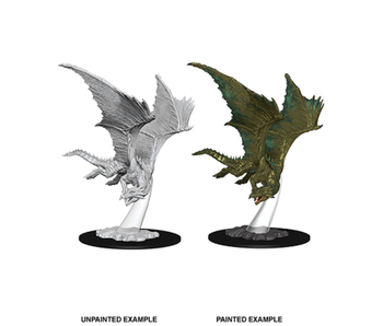 D&D Unpainted Minis Wv9 Young Bronze Dragon