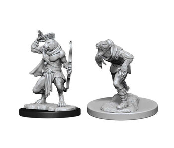 D&D Unpainted Minis Wv11 Wererat And Weretiger