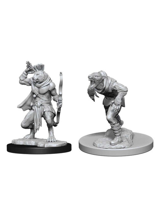 D&D Unpainted Minis Wv11 Wererat And Weretiger