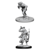 Wizkids D&D Unpainted Minis Wv11 Wererat And Weretiger