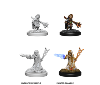 D&D Unpainted Minis Wv6 Female Gnome Wizard