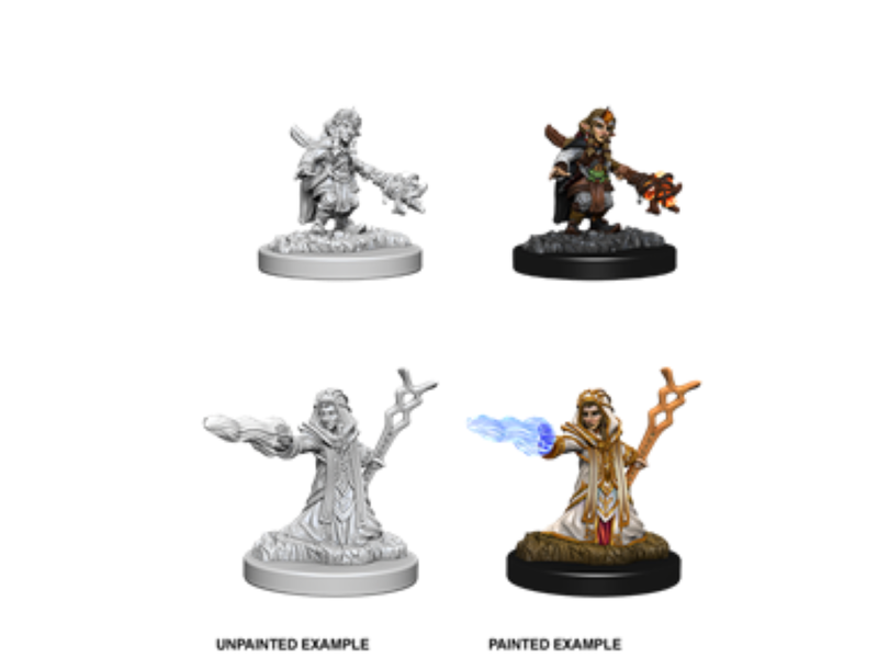 Wizkids D&D Unpainted Minis Wv6 Female Gnome Wizard
