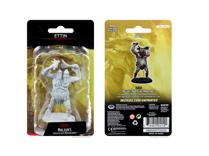 Wizkids D&D Unpainted Minis Wv12.5 Ettin